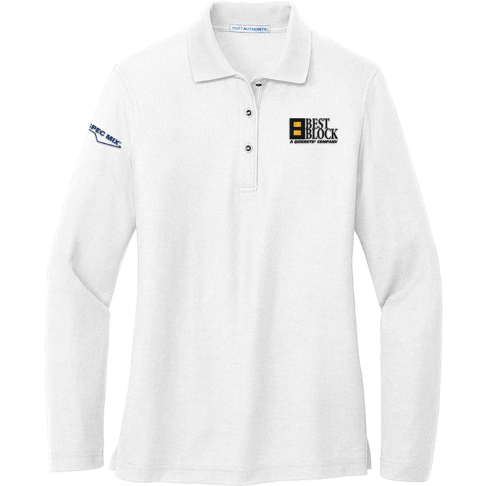 Port Authority® Ladies Silk Touch™ Long Sleeve Polo