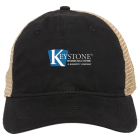 Premium Washed Twill With Tea Stained Mesh Back Hat Premium Washed Twill With Tea Stained Mesh Back Hat