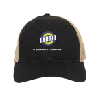 Premium Washed Twill With Tea Stained Mesh Back Hat