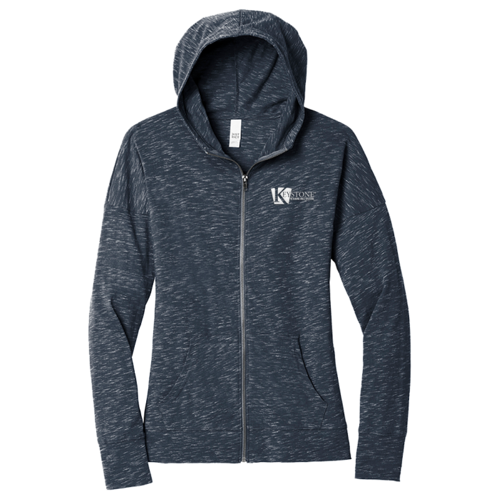 District ® Womens Medal Full Zip Hoodie